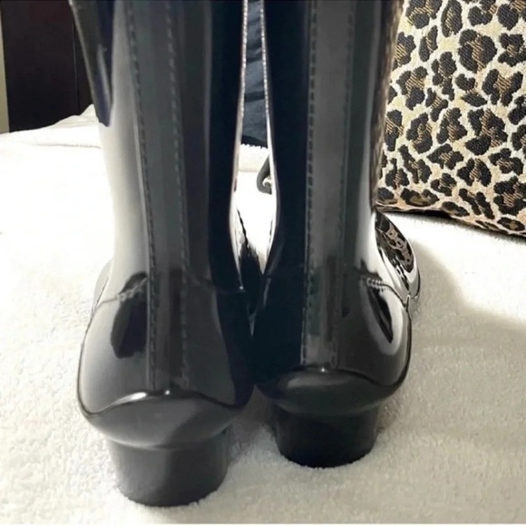Salvatore Ferragamo Black Women's Rain Boots - Picture 5 of 11